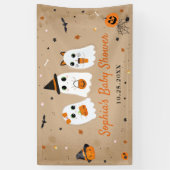 Halloween Niedlich Ghost Baby Dusche Banner (Vertikal)