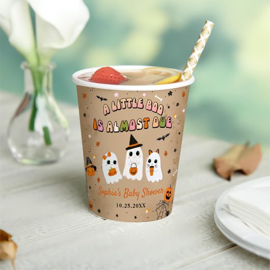 Halloween Niedlich Ghost Baby Dusche Pappbecher
