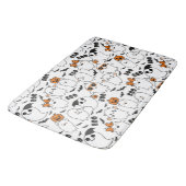 Halloween Niedlich Ghost Bath Mat Badematte (Schrägansicht)