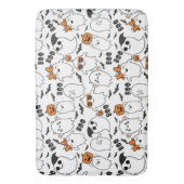 Halloween Niedlich Ghost Bath Mat Badematte (Vorderseite Vertikal)