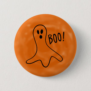 Halloween Niedlich Ghost Booo Button