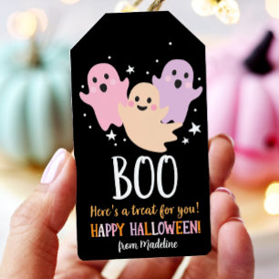 Halloween Niedlich Ghost Favor Tags Boo Leckerei G Geschenkanhänger