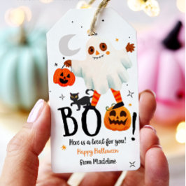 Halloween Niedlich Ghost Favor Tags Boo Leckerei G Geschenkanhänger