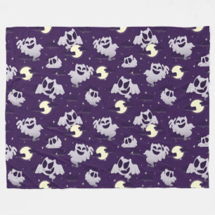 Halloween Niedlich Ghost Fleecedecke