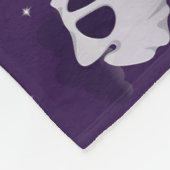 Halloween Niedlich Ghost Fleecedecke (Ecke)