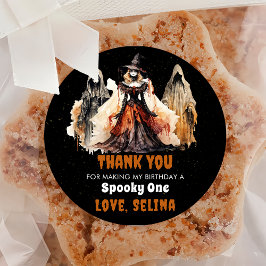 Halloween-Niedlich Ghost-Geburtstagsparty Runder Aufkleber