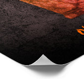 Halloween Niedlich Ghost Grabstein Personalisiert Poster (Ecke)