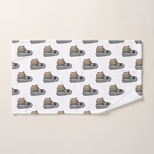 Halloween, Niedlich Ghost Grau, Trick oder Treat,  Badhandtuch Set (Handtuch)