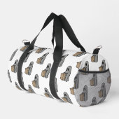 Halloween, Niedlich Ghost Grau, Trick oder Treat, Duffle Bag (Rechte Ecke)
