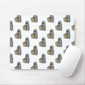 Halloween, Niedlich Ghost Grau, Trick oder Treat, Mousepad (Mit Mouse)