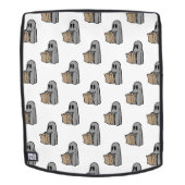 Halloween, Niedlich Ghost Grau, Trick oder Treat,  Rucksack (Abnehmbare Front)