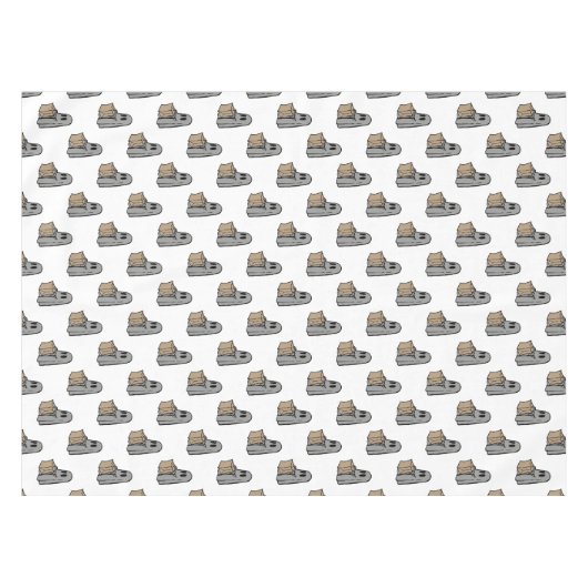 Halloween, Niedlich Ghost Grau, Trick oder Treat,  Tischdecke (Vorderseite (Horizontal))