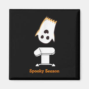 Halloween Niedlich Ghost Gymnast Vault Gymnasti Magnet