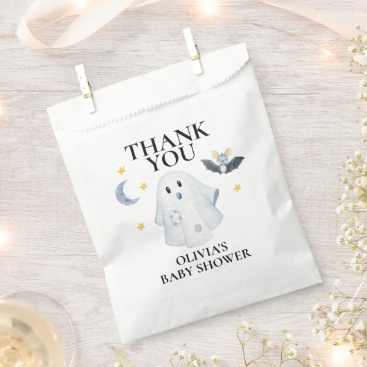 Halloween Niedlich Ghost Little Boo Baby Dusche Geschenktütchen (Ausgeschnitten)