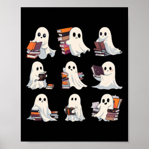 Halloween Niedlich Ghost mehr Bücher lesen Spooky  Poster