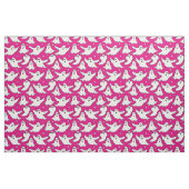 Halloween Niedlich Ghost Pattern auf rosa Stoff (Fat Quarter (45,7 x 55,9 cm))