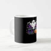 Halloween Niedlich Ghost Pumpkin Cat Classic T - S Kaffeetasse (Vorderseite Links)
