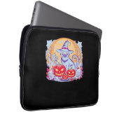 Halloween Niedlich Ghost Pumpkin Cat Classic T - S Laptopschutzhülle (Vorne Rechts)