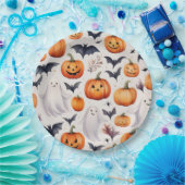 Halloween Niedlich Ghost Pumpkin Party Plate Pappteller (Party)