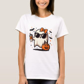 Halloween Niedlich Ghost T-Shirt (Vorderseite)
