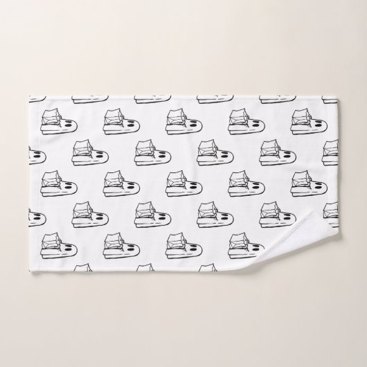 Halloween, Niedlich Ghost White, Trick oder Treat, Badhandtuch Set (Handtuch)