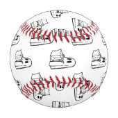 Halloween, Niedlich Ghost White, Trick oder Treat, Baseball (Rückseite)