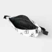 Halloween, Niedlich Ghost White, Trick oder Treat, Bauchtasche (Offen)