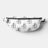 Halloween, Niedlich Ghost White, Trick oder Treat, Bauchtasche (Ablage )