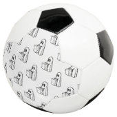 Halloween, Niedlich Ghost White, Trick oder Treat, Fußball (Dreiviertel)