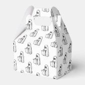 Halloween, Niedlich Ghost White, Trick oder Treat, Geschenkschachtel (Vorderseite)