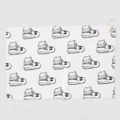 Halloween, Niedlich Ghost White, Trick oder Treat, Golfhandtuch (Horizontal)