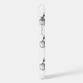 Halloween, Niedlich Ghost White, Trick oder Treat, iPhone Hülle (Linke Seite)