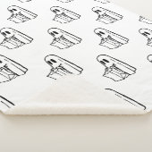 Halloween, Niedlich Ghost White, Trick oder Treat, Sherpadecke (3/4)