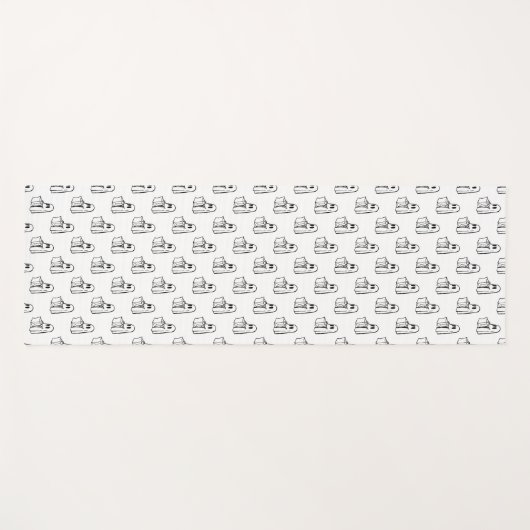 Halloween, Niedlich Ghost White, Trick oder Treat, Yogamatte (Vorderseite (Horizontal))