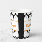 Halloween Niedlich Ghosts Pappbecher (Rechts)