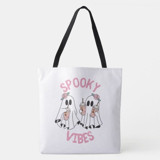 halloween niedlich ghosts spookovibes tasche (Vorderseite)