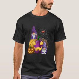 Halloween Niedlich Gnome Halloween-Kostümkürbis T-Shirt