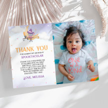 Halloween Niedlich Hexengeburt Party Dankeschön Ka