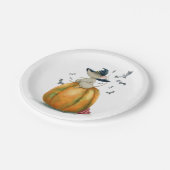 Halloween Niedlich Hexenmäuse Pappteller (Schrägansicht)