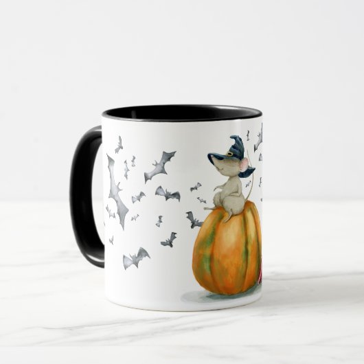 Halloween Niedlich Hexenmäuse Tasse (Vorderseite Links)