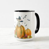 Halloween Niedlich Hexenmäuse Tasse (VorderseiteRechts)