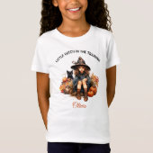 Halloween Niedlich Hexenname Girl T - Shirt (Vorderseite)