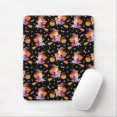 Halloween-niedlich-Hexenpanzer Mousepad (Mit Mouse)