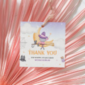 Halloween Niedlich Hexentag Party Square Geschenkanhänger