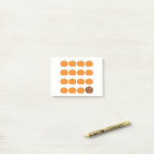 Halloween-Niedlich-Kürbispatch Post-it Klebezettel (Auf Schreibtisch)