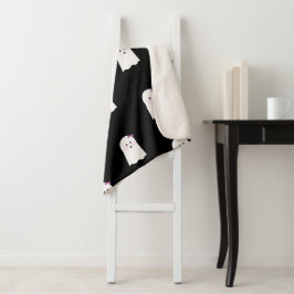 Halloween Niedlich Little Ghost Girls Sherpadecke