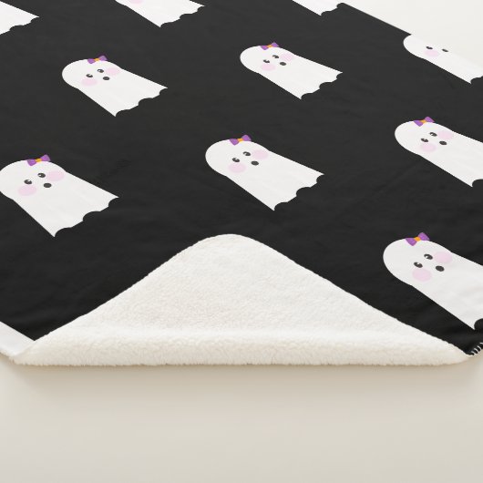 Halloween Niedlich Little Ghost Girls Sherpadecke (3/4)