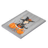 Halloween Niedlich Little Hexe Notizblock (Linke Seite)