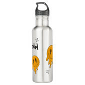 Halloween Niedlich Orange-☜ Edelstahlflasche (Rückseite)