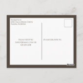 Halloween Niedlich Pumpkins Jack O'lanterns Budget Postkarte (Rückseite)